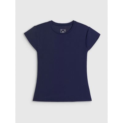 5. Women's slim plain T-shirt 4F 4FRSS26TTSHF4520-31S