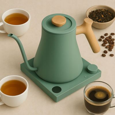 7. Fellow Stagg EKG Pro 0.9L Green Electric Kettle