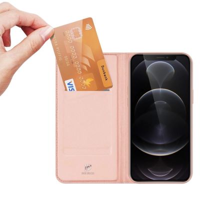 2. Dux Ducis Skin Pro Bookcase type case for iPhone 13 Pro Max pink