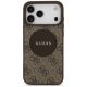 3. Guess 4G Circle Classic Logo MagSafe case for iPhone 17 Pro Max - brown