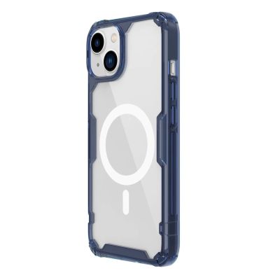 5. Nillkin Nature Pro armored case with MagSafe for iPhone 15 Plus - blue
