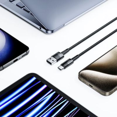 2. Tech-Protect UltraBoost USB-C / USB-C Cable 66W 6A 1m - Gray