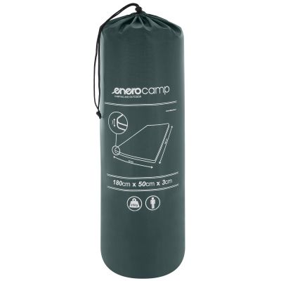 9. SELF-INFLATION TOURIST MAT MATTRESS 180X50X3CM GREEN