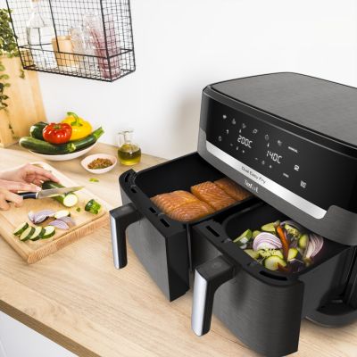 25. Tefal Easy Fry Dual XXL EY942HE0 fryer Double 11 l Autonomous 2020 W Hot Air Fryer Gray