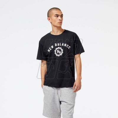 New Balance Sport Seasonal Graphic Cot BK M T-shirt MT31904BK