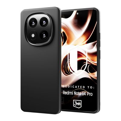 9. 3mk Matt Case for Xiaomi Redmi Note 14 Pro - black