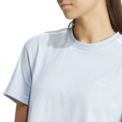 5. adidas Essentials 3-Stripes Single Jersey Crop Top W IS1568
