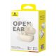 7. Baseus Bass 15 Clip Open-Ear Air Headphones (White)
