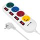 5. MACLEAN 4-OUTLET 2XUSB POWER STRIP MCE229W