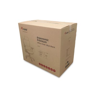 7. Ergonomic Office Chair + Headrest/Armrests Gray Solid Retail Equipment