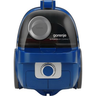 Gorenje VCEA01GACBUCY bagless vacuum cleaner, 800 W, dust capacity 2.2 L, blue