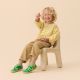 9. Affenzahn Movy Caterpillar Cotton Barefoot Slippers (01398-20001)