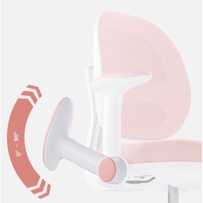 5. Junior 3.6 Pink Swivel Chair