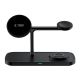 4. Tech-Protect QI15W-A45 3in1 Wireless Charger with MagSafe for Apple Devices - Black