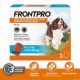 FRONTPRO Flea and tick tablets for dogs (>10-25 kg) - 3x 68mg