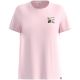4. Women's short-sleeve ODLO T-shirt crew neck s/s COTTON BLEND ODLO FLAGS, pink