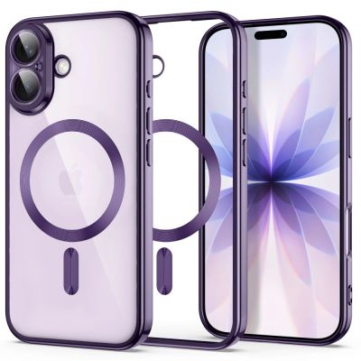 Tech-Protect MagFlex Case for iPhone 17 - Transparent Purple