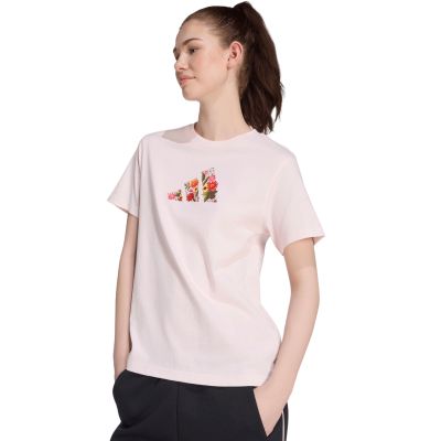 5. adidas Floral Regular Graphic Women's T-Shirt Light Pink KT2765
