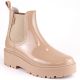10. Galoshes lacquered on the Big Star W INT1918B platform, beige