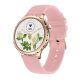 3. Rubicon RNCF02-2 Women's Smartwatch Gold + Pink Strap