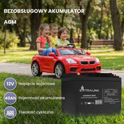 20. EXTRALINK MAINTENANCE-FREE AGM BATTERY 12V 40AH