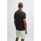 5. BOSS Paddy 1 Charcoal Regular Fit Men's Polo Shirt Black (50512995-016)
