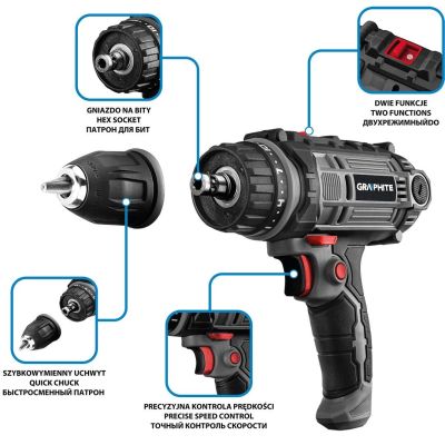 Graphite 58G793 Impact Driver Powered Screwdriver