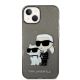 3. Karl Lagerfeld Glitter Karl&Choupette case for iPhone 14 Plus - black
