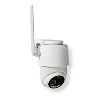 9. Nedis Smartlife 4G Outdoor Camera, IP65 Motion Sensor, Night Vision, White