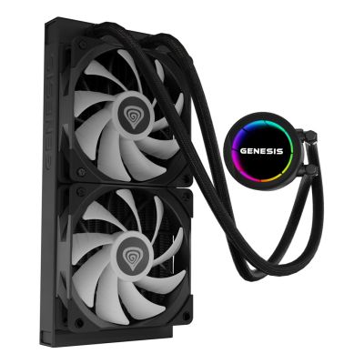 12. GENESIS WATER COOLING HYDRIA 240 ARGB BLACK