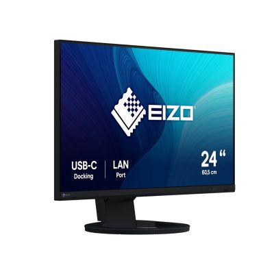 8. EIZO FlexScan EV2490-BK monitor, 60.5 cm (23.8"), 1920 x 1080 pixels, Full HD, LED, 5 ms