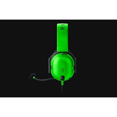 5. Razer BlackShark V2 X Wired Headband Gaming Headset Green, Black