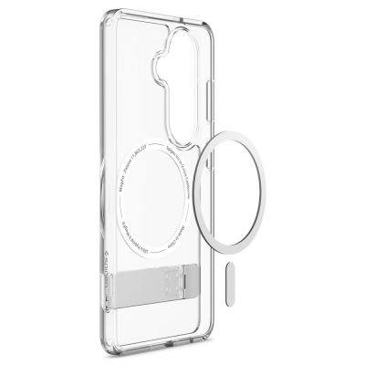 5. Spigen Ultra Hybrid S Mag MagSafe Case for Samsung Galaxy S26 - Clear and White