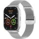 4. Smartwatch Gravity Silver Strap + Bracelet GT43-2