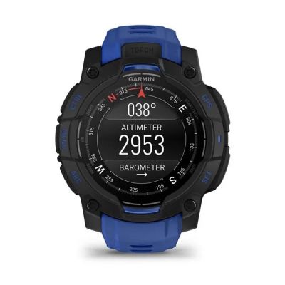 15. GARMIN Instinct 3 AMOLED 45mm Black/Bolt Blue smartwatch
