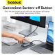 14. USB HUB 6in1 Baseus Metal Gleam Series II USB-A/USB-C/USB-C PD/HDMI/RJ45 - black