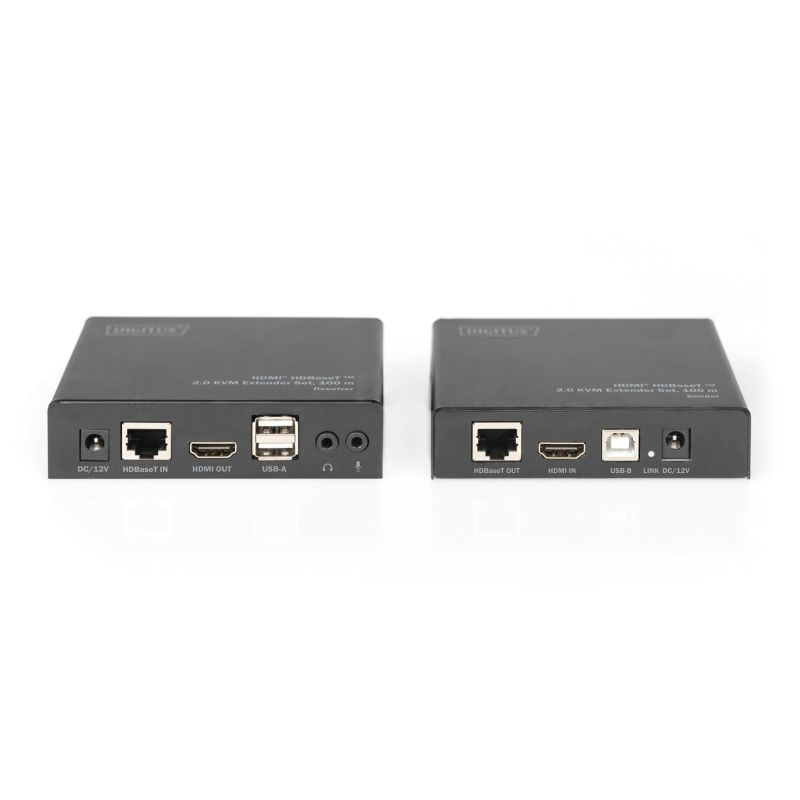 14. HDBaseT 2.0 HDMI KVM 4K/60Hz (4:2:0) extender kit, 6x USB