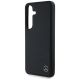 6. Mercedes Leather Horizontal Debossed Curves MagSafe Case for Samsung Galaxy S25 - Black