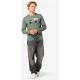 Men's SUPER.NATURAL M DOG EXCURSION LS long-sleeve shirt green