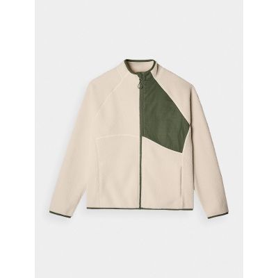 8. Women's sherpa fleece with stand-up collar 4F 4FRAW24TFLEF362-12S