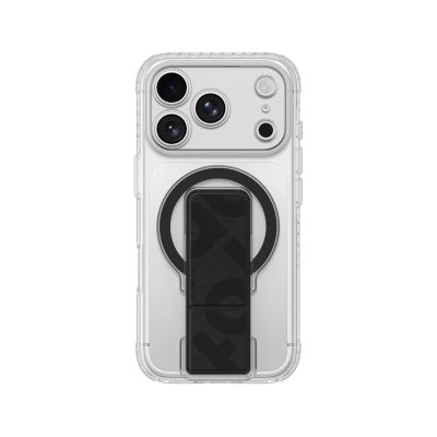 3. AmazingThing Titan Pro Lens Stand Set for iPhone 18 Pro Max with Magnetic Holder and Stand, Compatible with MagSafe - Transparent