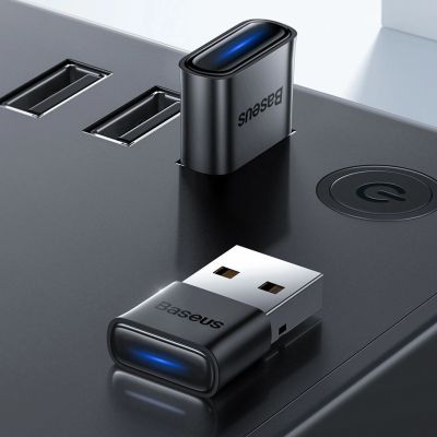 10. Baseus BA04 mini Bluetooth 5.0 USB adapter receiver transmitter for computer black (ZJBA000001)