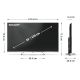 3. SHARP 55JP7265E QLED 55" 4K Ultra HD Google TV Dolby Digital Plus Black