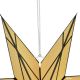 10. PAPER DECORATION STAR 50CM 7 ARMS CREAM