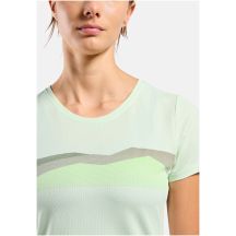 Women's Odlo F-DRY RIDGELINE Crew-Neck Short-Sleeve T-Shirt, Green