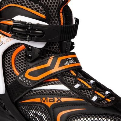6. NILS Extreme NA1060S roller skates black and orange size 39
