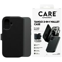 CARE by PanzerGlass Feature Tango 2in1 Wallet Case MagSafe for iPhone 17 - Black