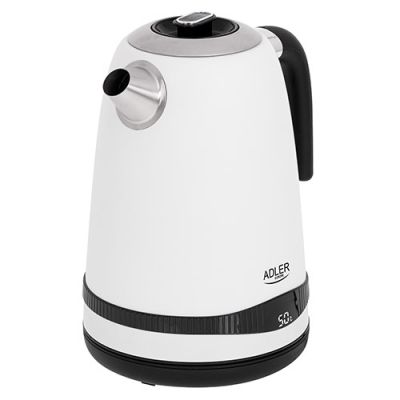 14. Electric kettle with temperature regulation ADLER AD 1295w white