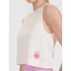 5. Women's regular printed top 4F 4FWSS25TSLEF118-11S