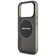 6. AMG Double Layer Transparent Smocked MagSafe Case for iPhone 17 Pro - Black